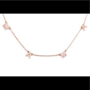 MAMA rose gold necklace